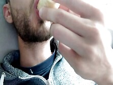 Sensual Guy Passionately Deepthroats A Banana,  Craving A Real Cock In His Mouth Hd Gay Movie