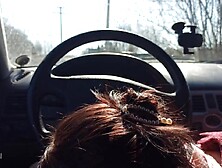 Минет мне в машине на природе во время Коронавируса