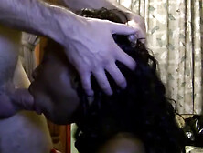 Slutty black teenager enjoyed rough sex