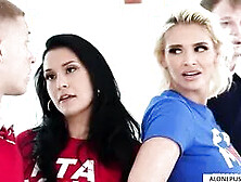 Cosplay Game With Horny Stepmoms 1 - Jade Greene,  Deep Threat And Charli Phoenix