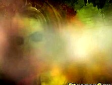 BDSM sub slut dominated in trio by lesbians