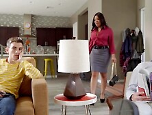 Black Aryana Adin welcomes white Jordi and gets fucked in bath