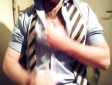 Business Man Big Cock Hairy Chest Cumshot