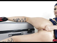 Invading Her Anus with fist