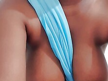 Hot Big boobs with big nipple milf aunty removing dress press boobs and fingering her hairy pussy until cum in room