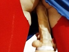 LOVE TO FUCK WITH MY LONG DILDO IN MY DRESS