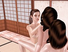 Animated lesbian porn - Lesbian girls doing sex in various positions