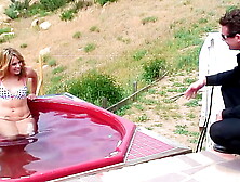 Crazy fresh step daughter who gets nailed outside - (Alice Bell)