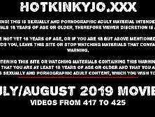 JULY/AUGUST 2019 News at HOTKINKYJO site: extreme anal fisting,  prolapse,  public nudity,  belly bulge