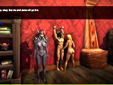 Christmas Orgy In The Porn Game World Of Warcraft
