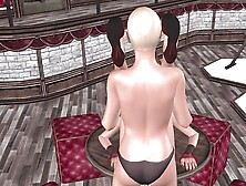 3D animated porn videos of two lesbian girls