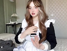 Teen Part-Time Hawt Maid Getting Caught On Web Camera In Hotel.  Trickling Moist Vagina For Additional Tip