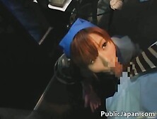 Asian attendant is cleaning the wrong