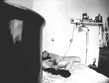 Chubby girl masturbates on hidden cam