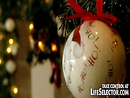 Young Doris Ivy anal fucked by 5 Santas (18+)