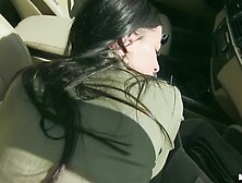 Small tits and hot babe fucks a guy