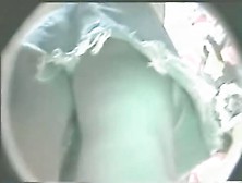Girl was walking with her boyfriend,  camera was filming her upskirt (fake) view