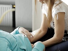 Surprise threesome with teens