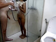 JohnTronX - Shower and washroom sex with a youthful hot Oriental amateur