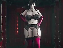 Lady Dimitrescus Slut Walk (Lingerie Version)