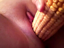 Enjoyable Play With The Corn Cob