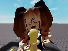 Cute Roblox Girl Gives You A Handjob