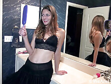 Masturbates On Her Bathroom Counter With Vanessa Bush