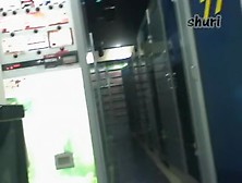 Resting Asian gets a load on her massive posterior