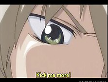 Hentai mistress masturbates and fucks her slave