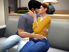 Wife Cheating With Hubbies Friend Animated