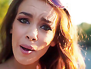 Sexy girlfriend Charity gives head and shaved pussy