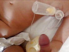 Tits on the Milking Machine