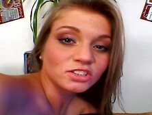 Naughty Blonde Takes It In All Holes!