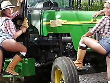 Big Booty Farmin' Throwback Featuring Isabel & Jordan Ashley