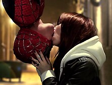 Role play extreme in Spider Man parody combines with harsh sex