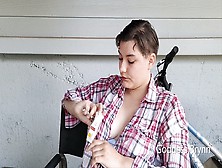 Sit With Step-Mommy While She Smokes