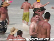 SpringBreakLife Video: Topless Twins In The Water