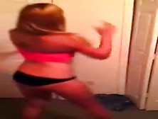 White Girl Twerkin'(;