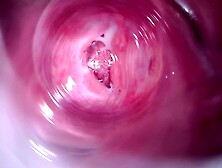 Webcam deep inside youngster creamy vagina