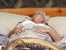 Granny loves to show her affection to this young dude to give him pleasure times