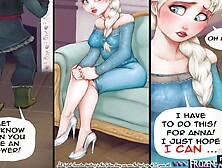 Frozen part #1 -Cunning Boyfriend Tricked Wife's Sister and Screwed her in the Butt - Anal Creampie