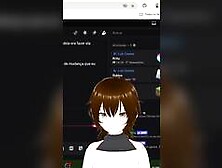 testei expressões no VSeeFace e adorei essa carinha de safada