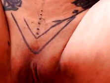 Tatted Up Step-Mother Lauren Pixley Fucked Hard And Covered In Jizz