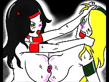 PandoraCatfight on Gumroad Cartoon ecchi anime comics catfight!