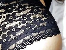 cogida con hermosas bragas negras