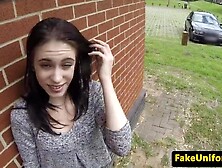 Outdoor fucked right into an asshole chick takes officer jock ATM