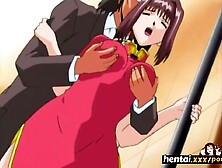 Horny Anime Sweetie Cumming In Public For Her Kinky Master