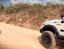 A Colombian peasant is picked up by a stud who undresses her undressed in a pineapple plantation to bang her