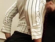 Dirty secretaries Donna Dennieres & Karen Wood are lovemaking in the office