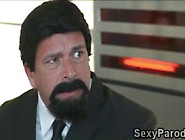 Extraterrestrial lezzies get tapped banging each others